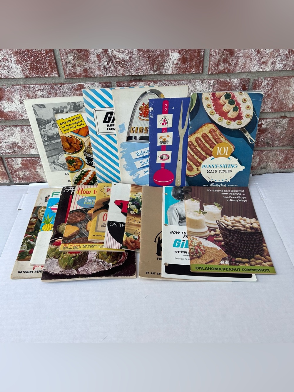 16 Ct Vintage Cook Booklet Lot 1950s & 1960s Recipes Ephemera Junk Journal